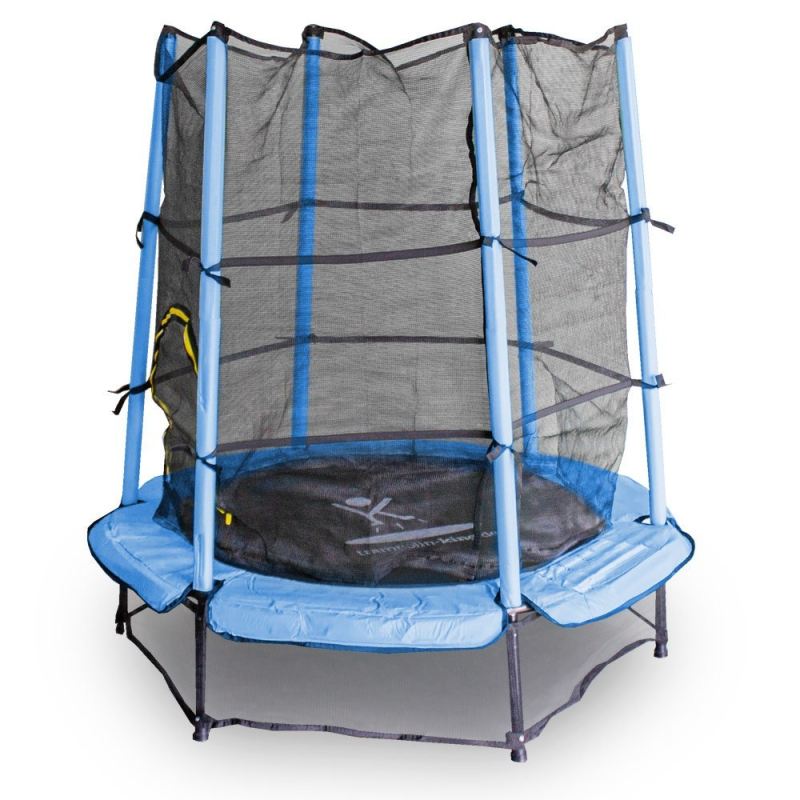 Trampolina dla dzieci 140cm jasnozielona - obrazek 3