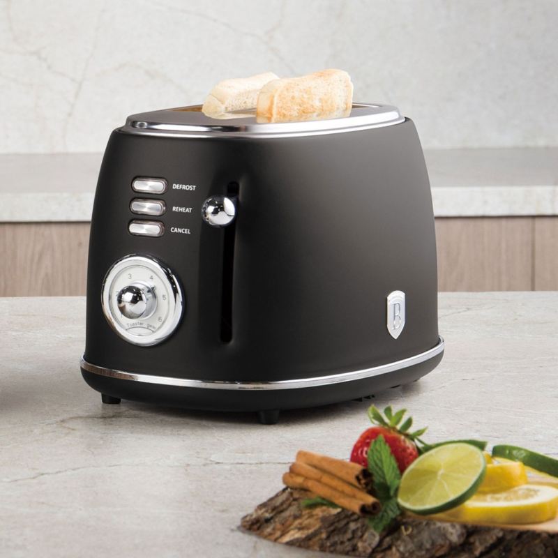 TOSTER DO GRZANEK BERLINGER HAUS BH-9642 MATTE BLACK - obrazek 2