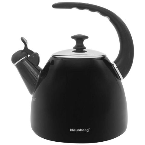 CZAJNIK EMALIOWANY Z GWIZDKIEM 2,8L KLAUSBERG KB-7403