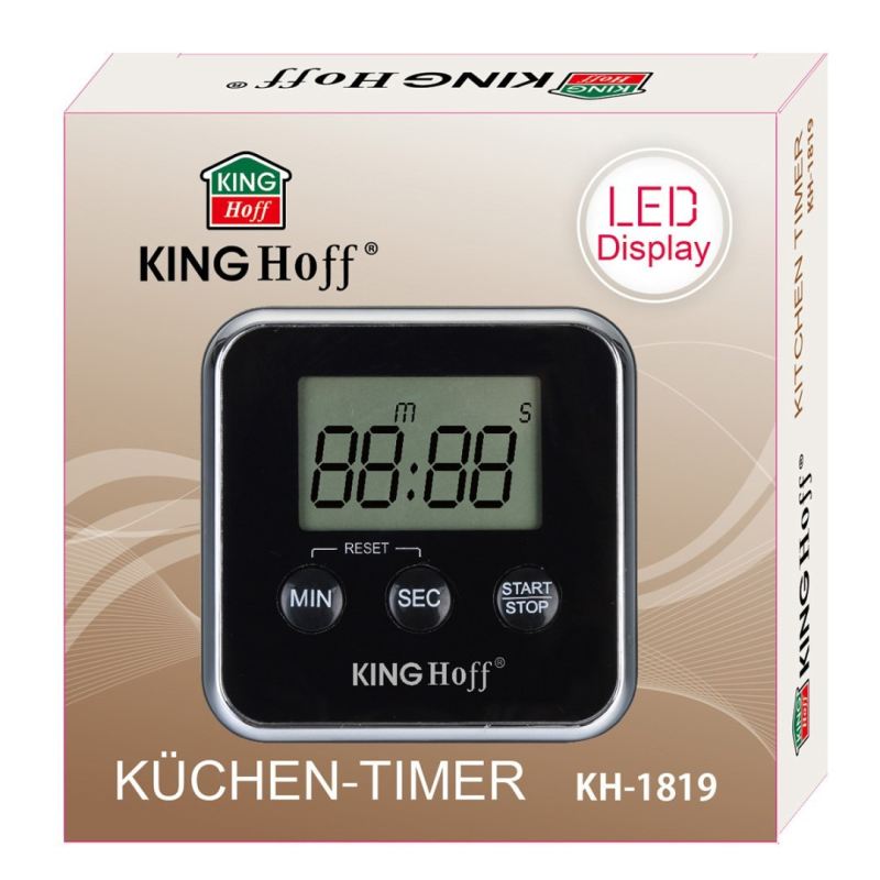 ELEKTRONICZNY MINUTNIK KUCHENNY MAGNETYCZNY KINGHOFF KH-1819 - obrazek 6