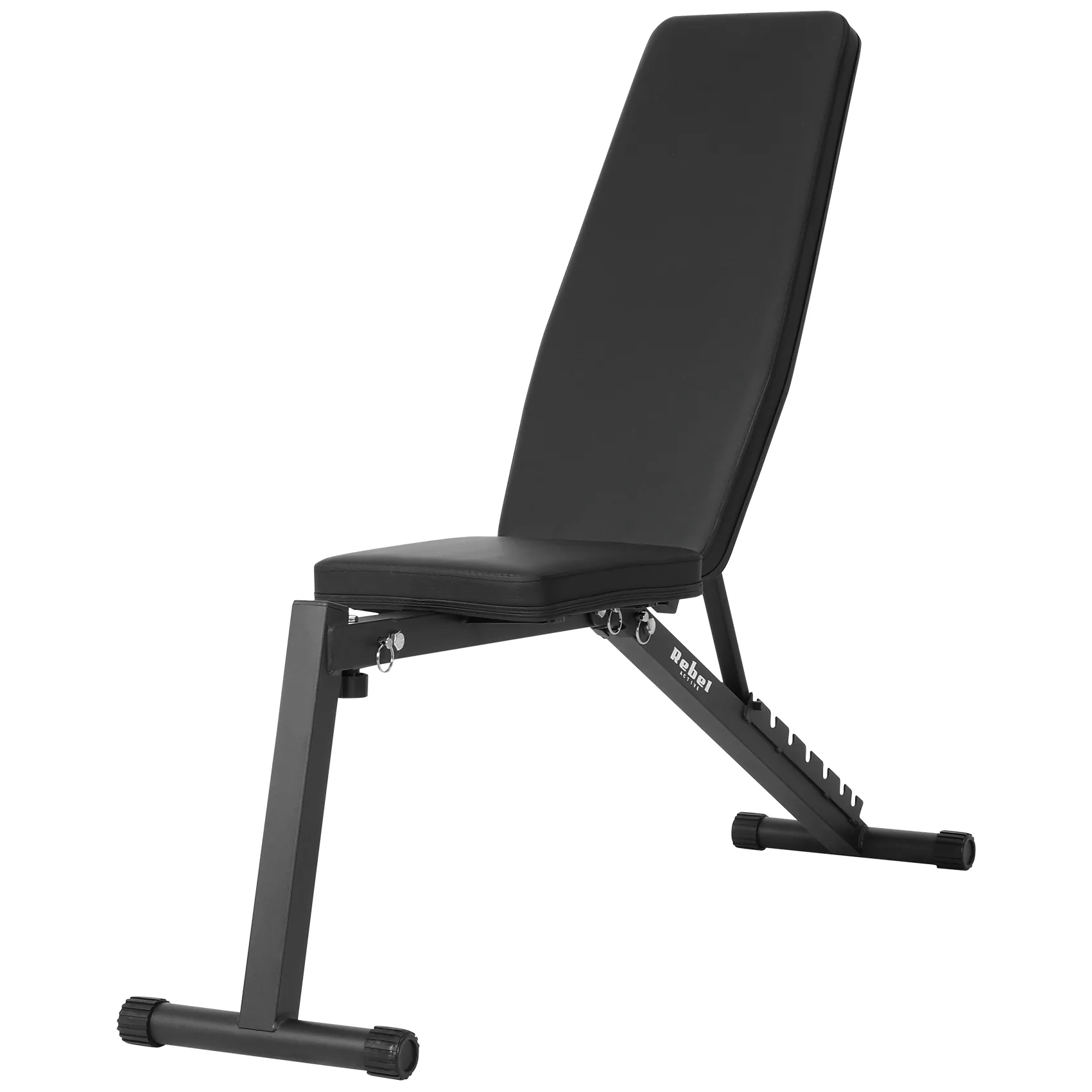 Ławka treningowa skośna , REBEL ACTIVE - obrazek 3