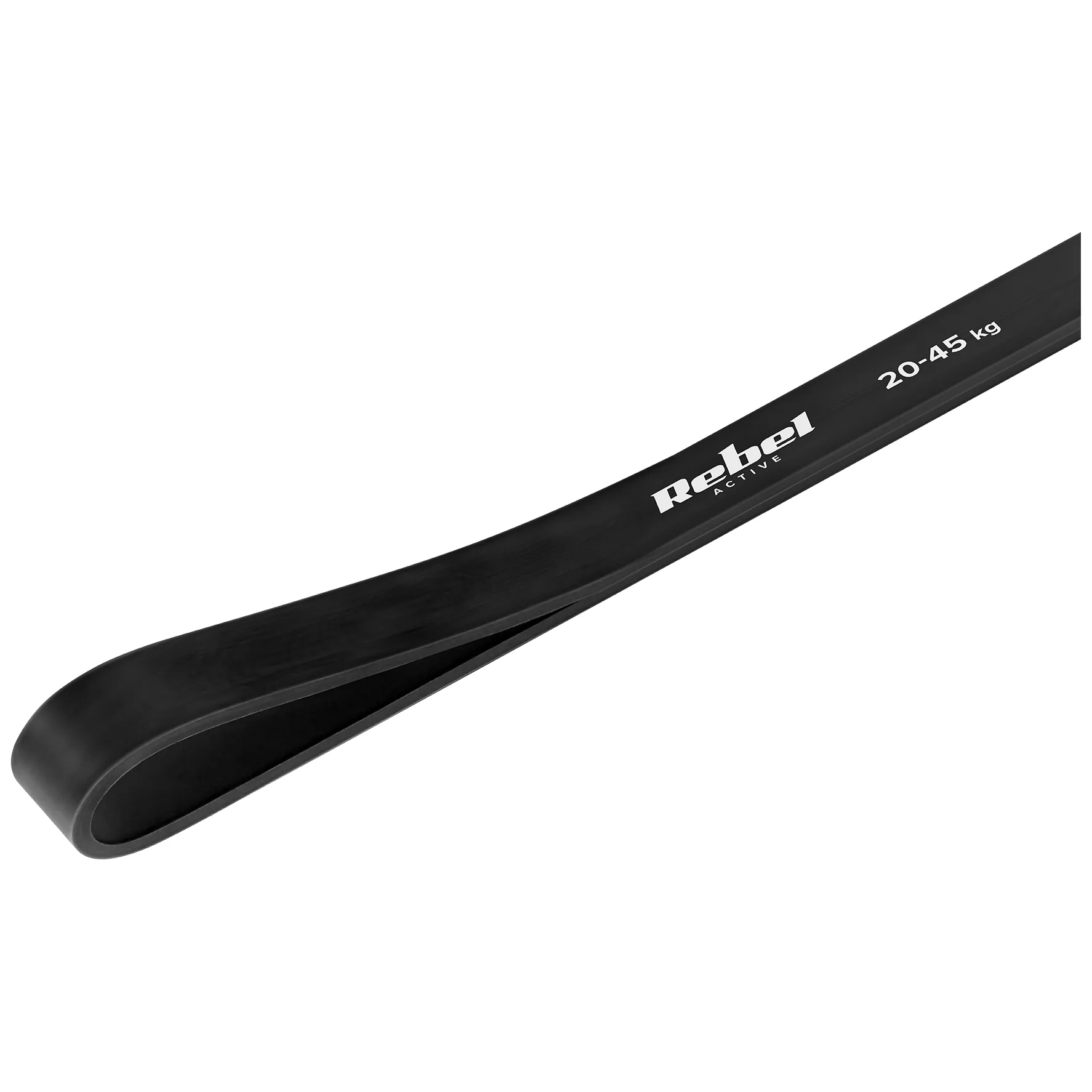 Guma do ćwiczeń TPE - Power Band PT-3, czarna 16-32 kg REBEL ACTIVE - obrazek 3