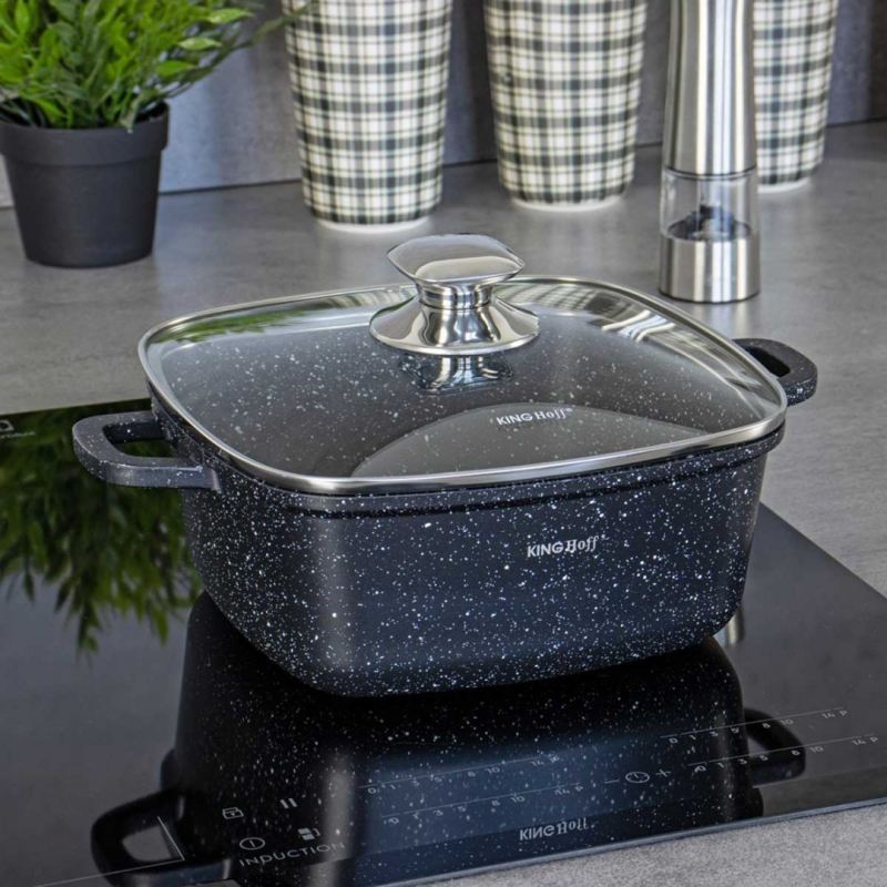KINGHOFF GARNEK MARMUROWY 26cm KH-1604 5,5L - obrazek 2