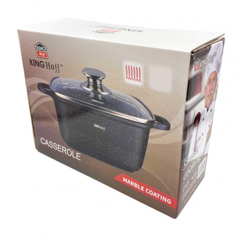 KINGHOFF GARNEK MARMUROWY 26cm KH-1604 5,5L - obrazek 6