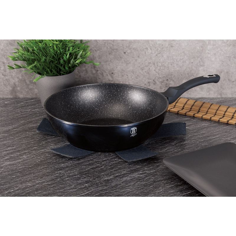 WOK GRANITOWY 28cm BERLINGER HAUS AQUAMARINE BH-1875 - obrazek 5
