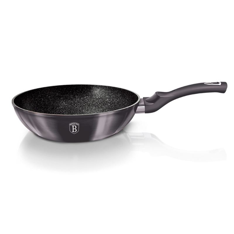 WOK GRANITOWY 28cm BERLINGER HAUS BH-6900 CARBON PRO