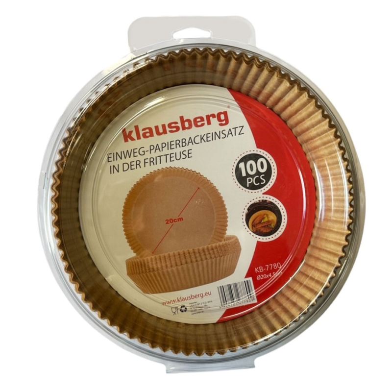 WKŁAD PAPIEROWY DO FRYTOWNICY 20cm 100szt. KLAUSBERG KB-7780 - obrazek 10