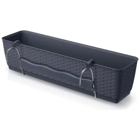 Doniczka z hakami Ratolla Case DRL600PW antracyt