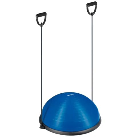 Półpiłka do balansowania, trener równowagi 58cm + pompka, REBEL ACTIVE