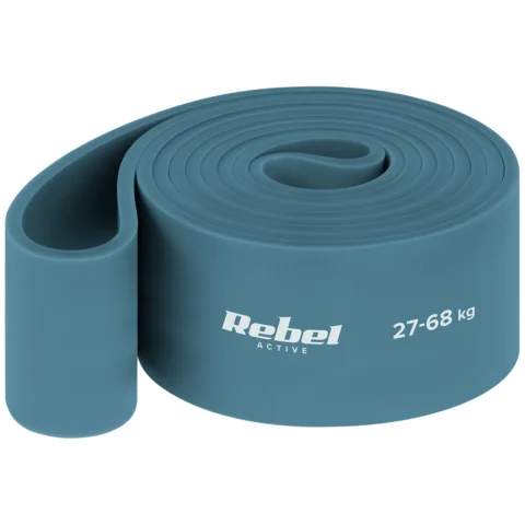 Guma do ćwiczeń lateksowa - Power Band PL-6, niebieska 27-68 kg REBEL ACTIVE