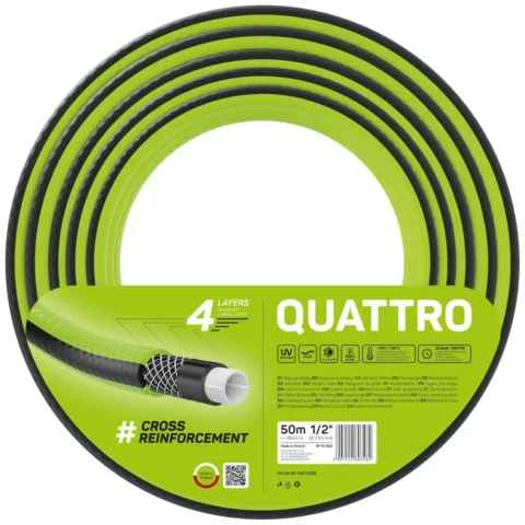 Wąż ogrodowy Cellfast Quattro 1/2" 50m