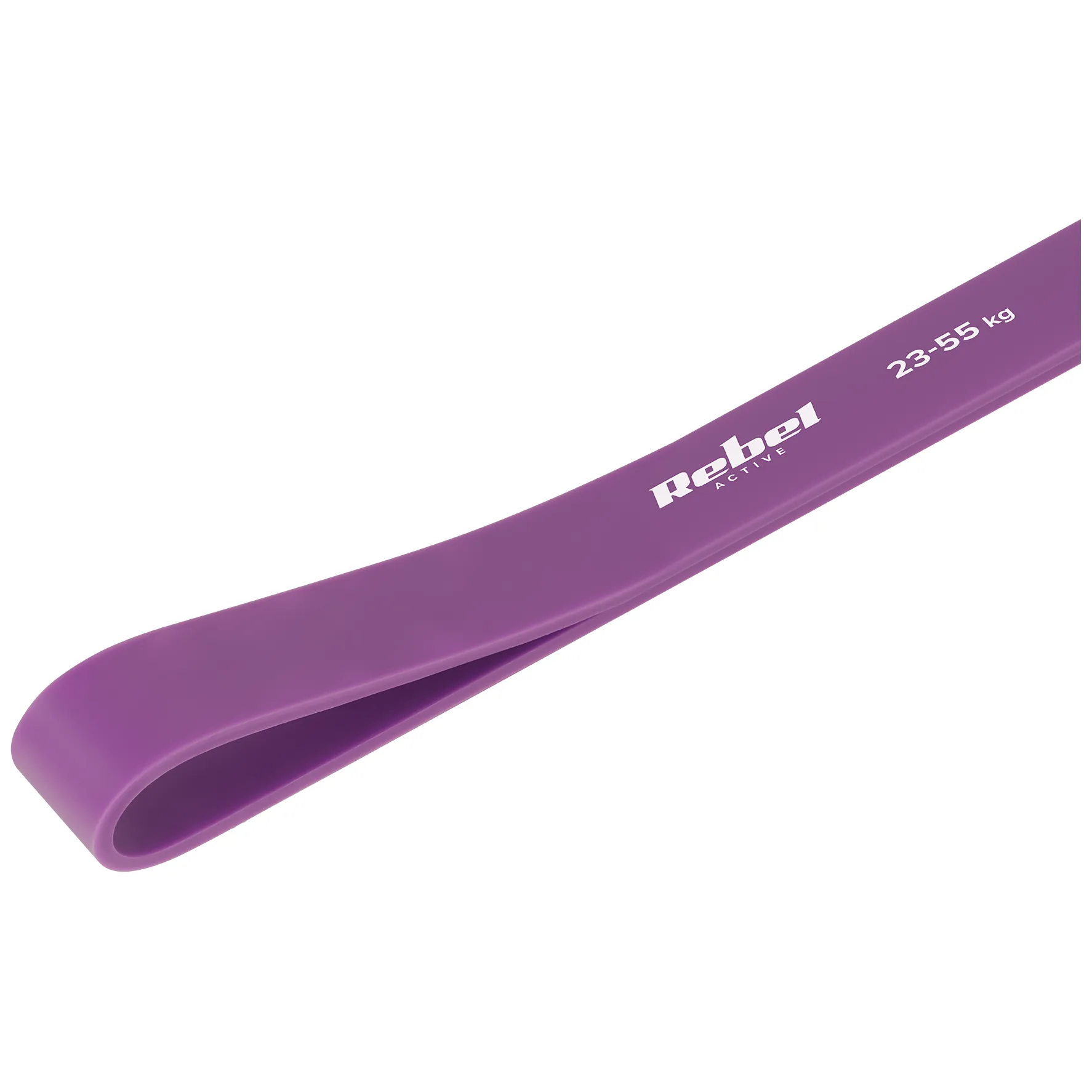 Guma do ćwiczeń TPE - Power Band PT-4, fioletowa 20-45 kg REBEL ACTIVE - obrazek 3