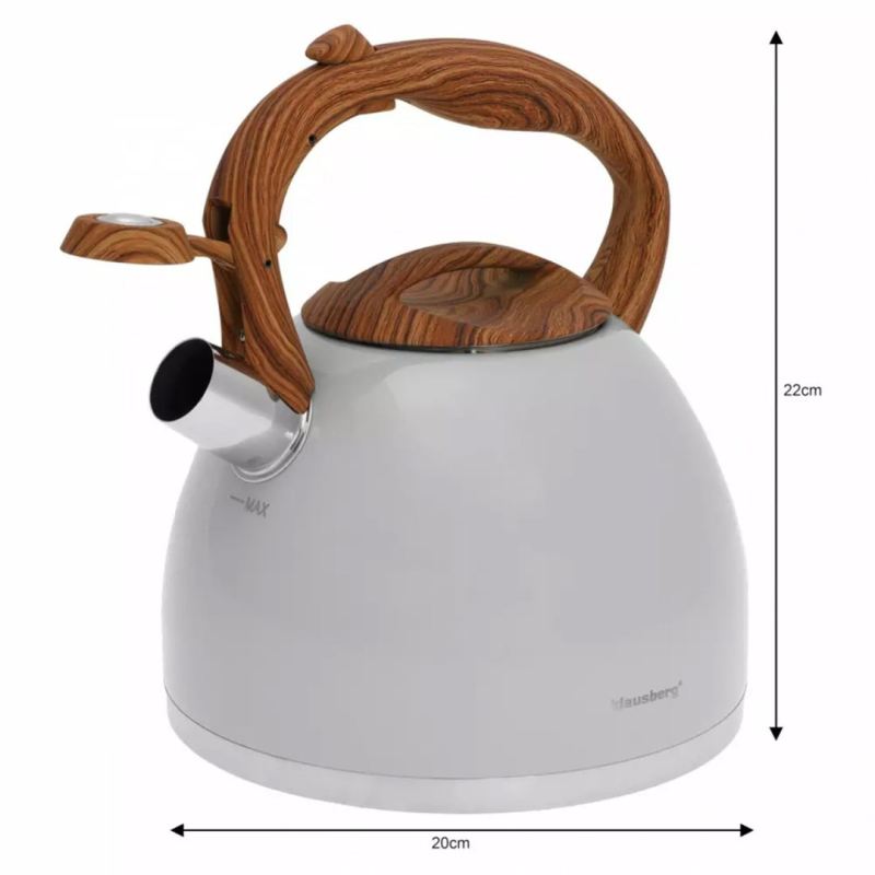 CZAJNIK Z GWIZDKIEM KLAUSBERG 3L KB-7451 - obrazek 5