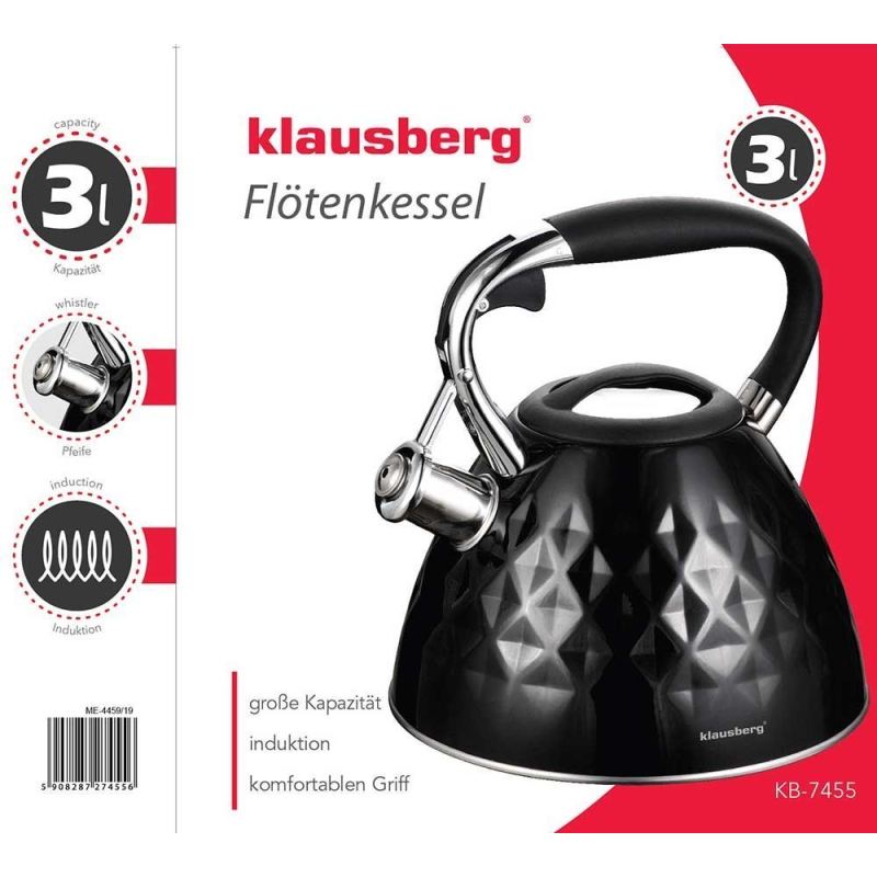 CZAJNIK Z GWIZDKIEM KLAUSBERG 3L KB-7455 - obrazek 5