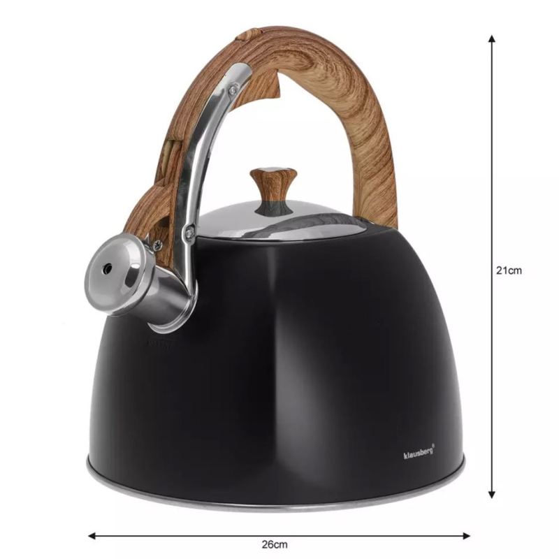 CZAJNIK Z GWIZDKIEM KLAUSBERG 3L KB-7498 - obrazek 4