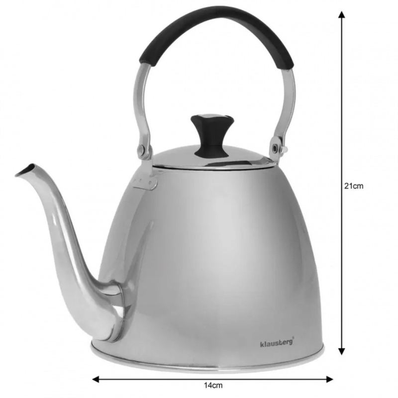CZAJNIK ZAPARZACZ Z SITKIEM KLAUSBERG 1.1L KB-7456 - obrazek 5