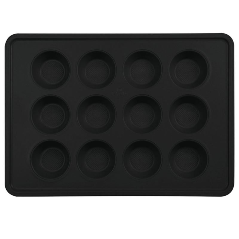 FORMA TYTANOWA DO MUFFINEK BERLINGER HAUS BH-7876 MATTE BLACK - obrazek 2