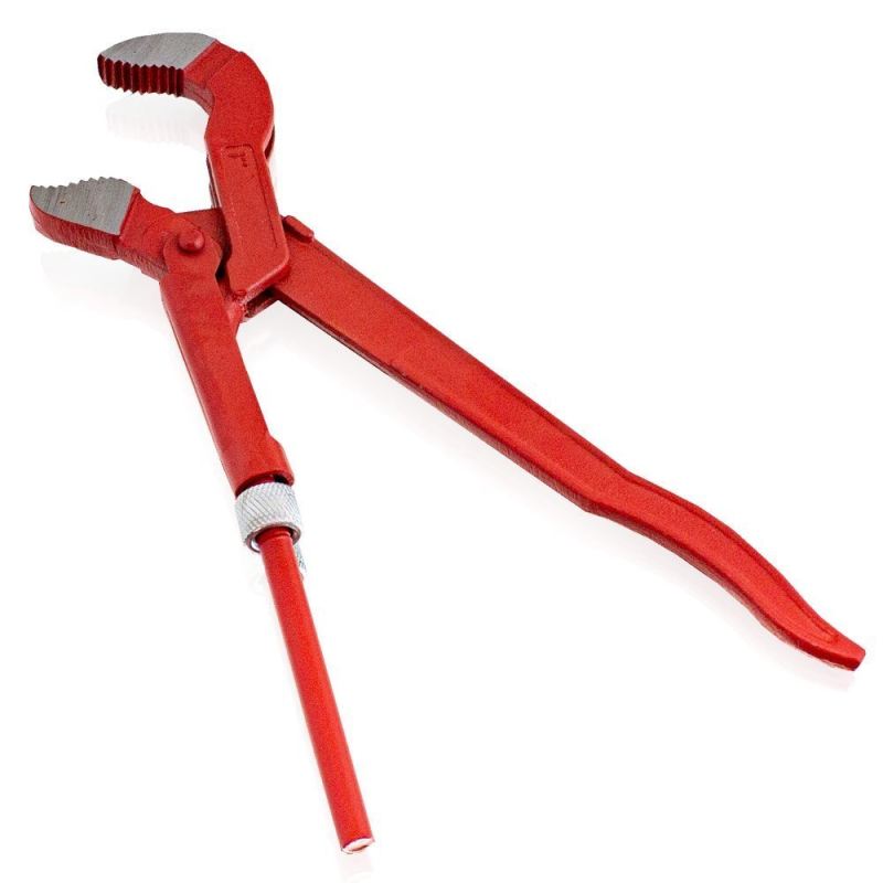 Klucz do rur 1" stalowy CrV regulowany 310–345 mm S czerwony mocny Bituxx - obrazek 2