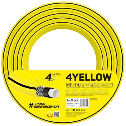 Wąż ogrodowy Cellfast 4YELLOW 1/2" 50m