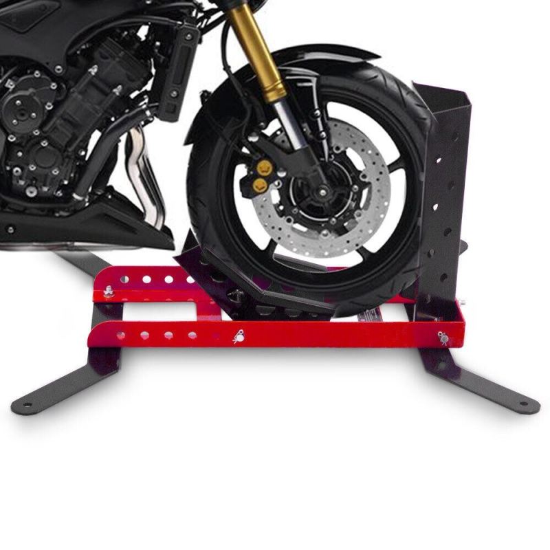 Uchwyt transportowy do motocykla 450kg czerwony - obrazek 2