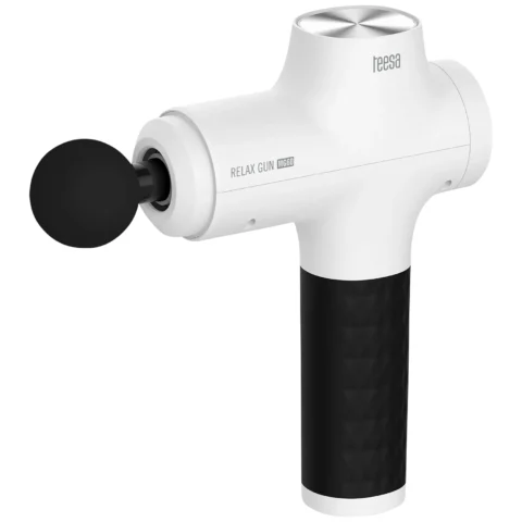Pistolet do masażu TEESA RELAX GUN MG60, 8 nakładek, biały