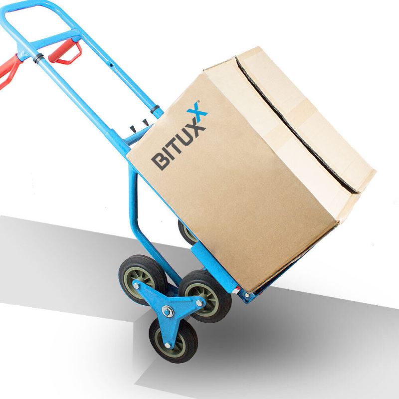 WÓZEK TRANSPORTOWY SCHODKOWY 100KG Z REGULACJĄ WYSOKOŚCI MAGAZYNOWY - obrazek 7