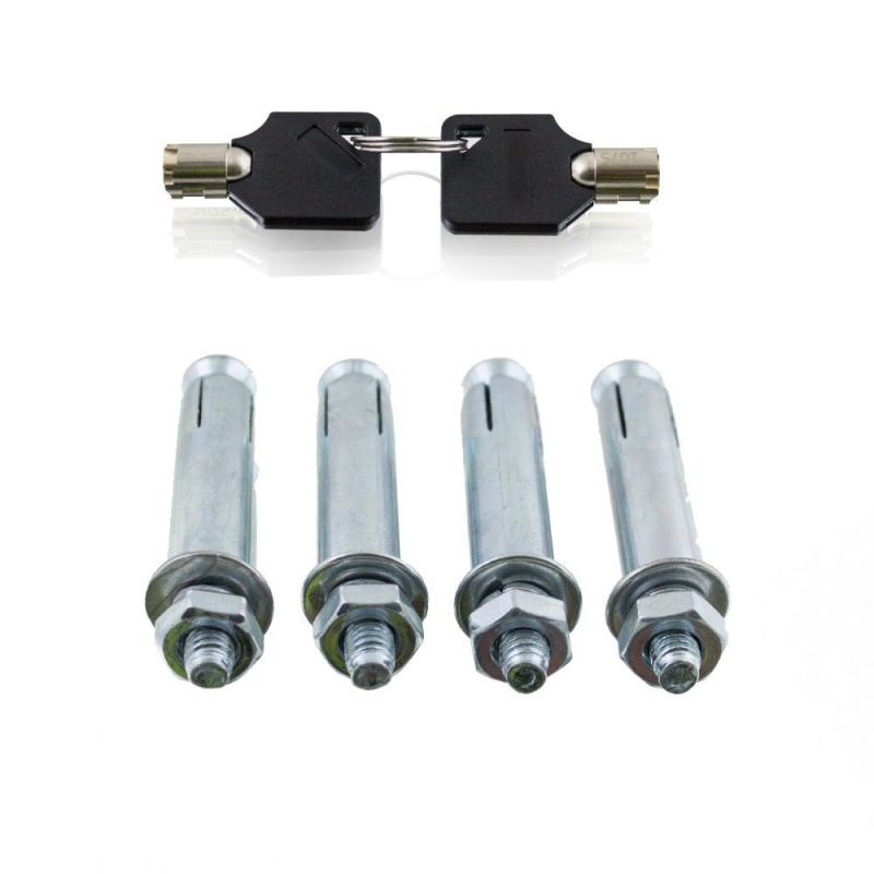 sejf elektroniczny mini bituxx zamek szyfrowy klucz czarny do szafy ścienny - obrazek 6