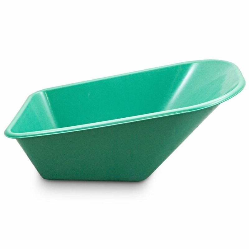 zapasowa misa do taczki 100l zielona pvc wytrzymała 250kg do ogrodu budowy - obrazek 4
