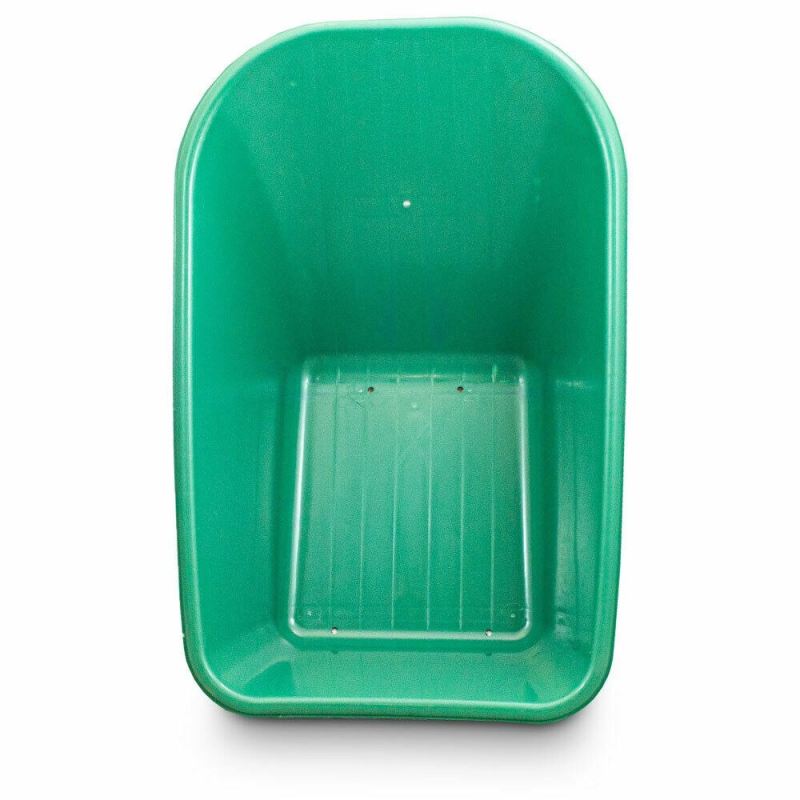 zapasowa misa do taczki 100l zielona pvc wytrzymała 250kg do ogrodu budowy - obrazek 6