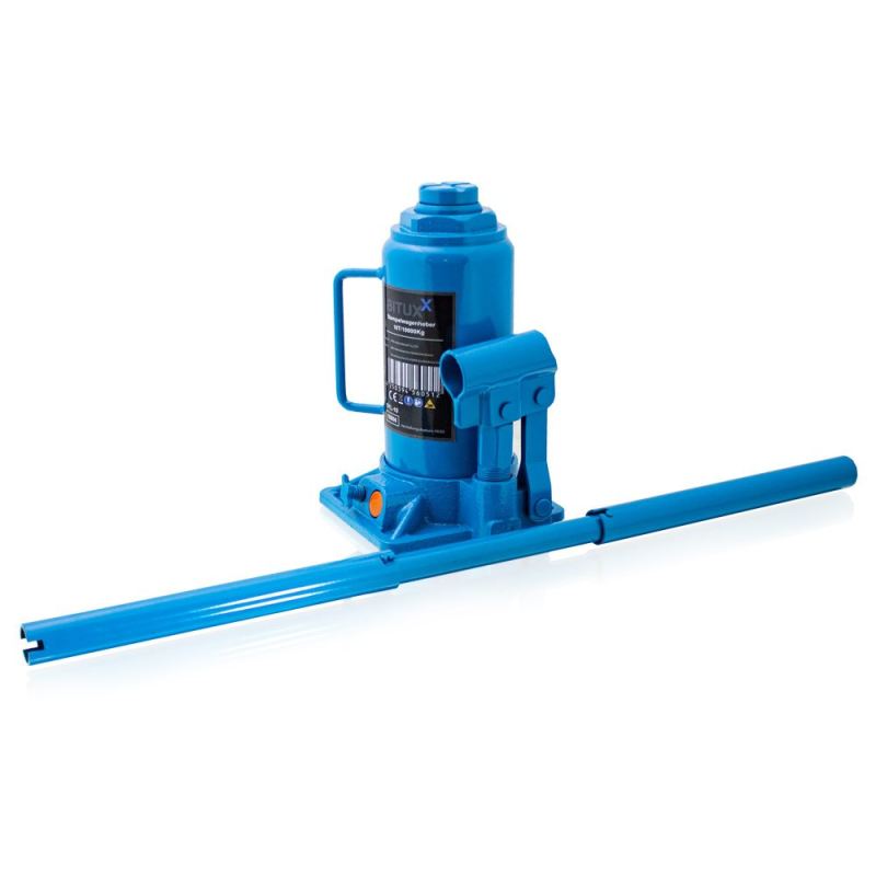 podnośnik hydrauliczny 10t tłokowy butelkowy 205 335 mm stalowy kompaktowy - obrazek 3