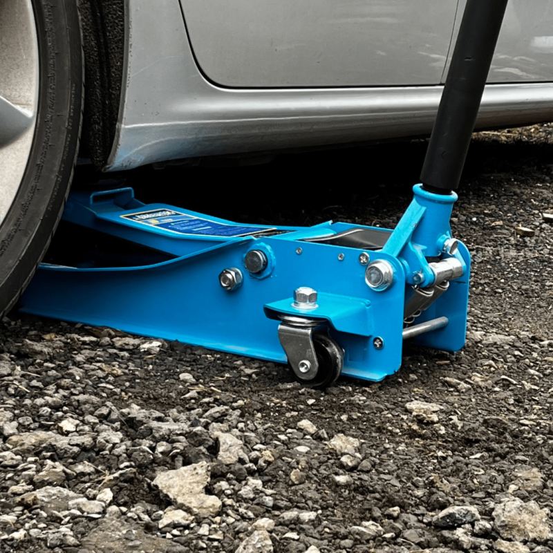 podnośnik hydrauliczny 3t niskoprofilowy 8 cm lewarek warsztat auto - obrazek 2