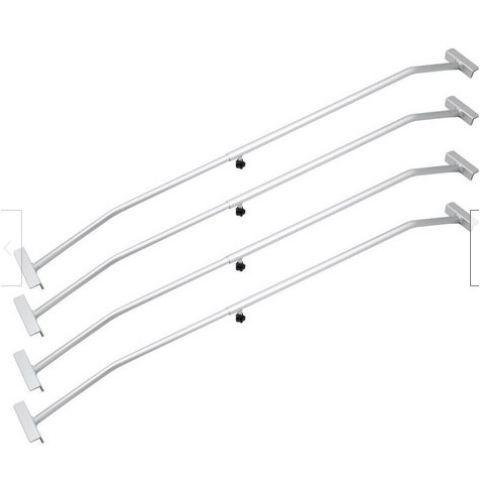 4 wsporniki do plandeki aluminiowe 140–210 cm płaskie regulowane przyczepa