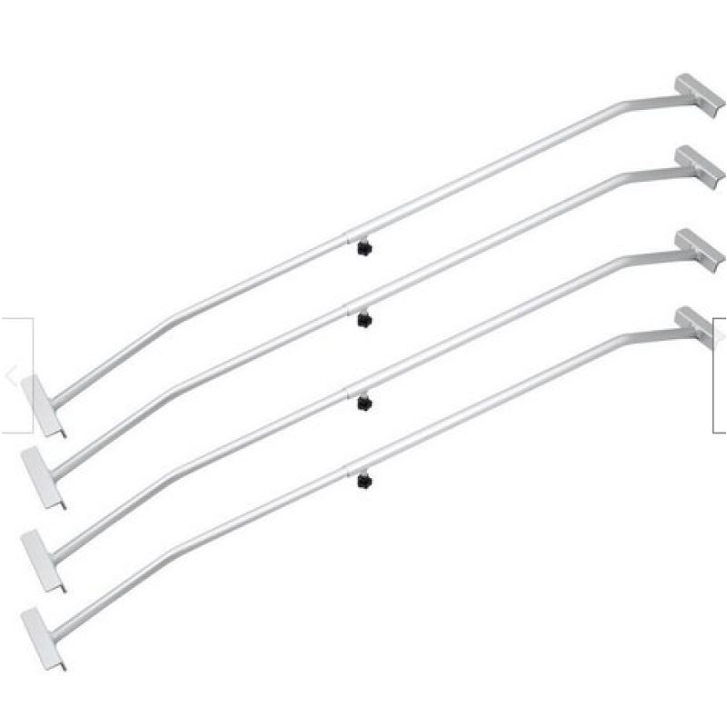 4 wsporniki do plandeki aluminiowe 140–210 cm płaskie regulowane przyczepa
