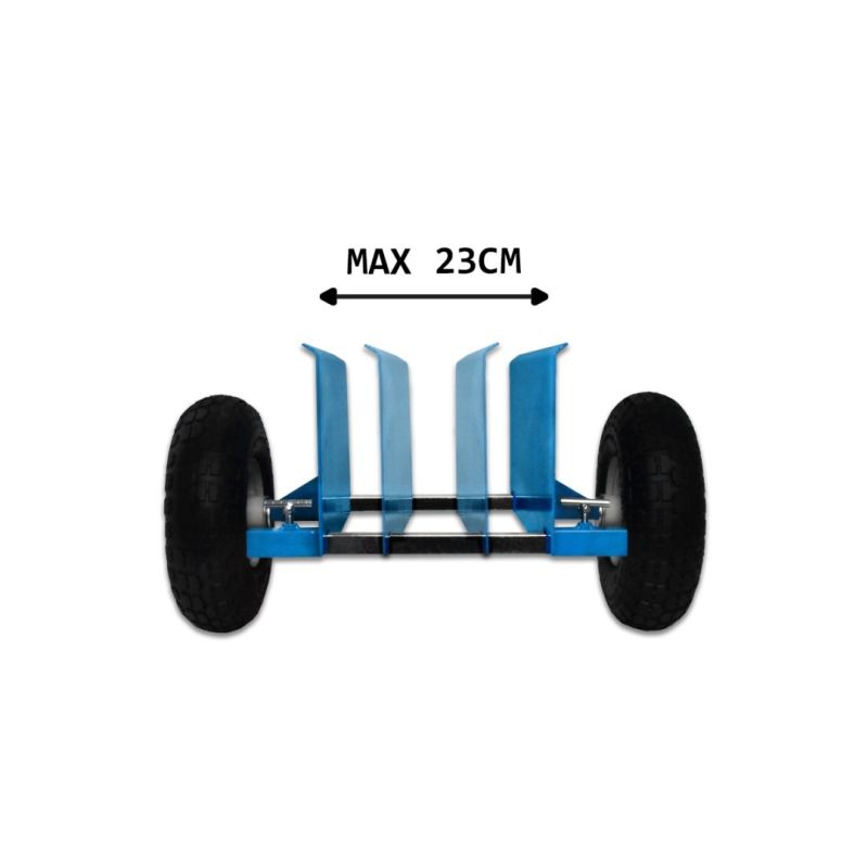 Wózek transportowy do płyt OSB GK MDF 275kg Koła pneumatyczne - obrazek 3