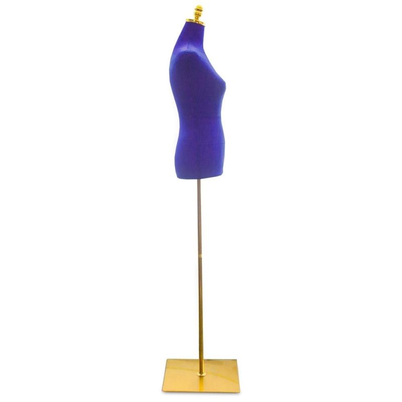 manekin krawiecki damski bituxx granatowy welurowy regulowany butik - obrazek 3