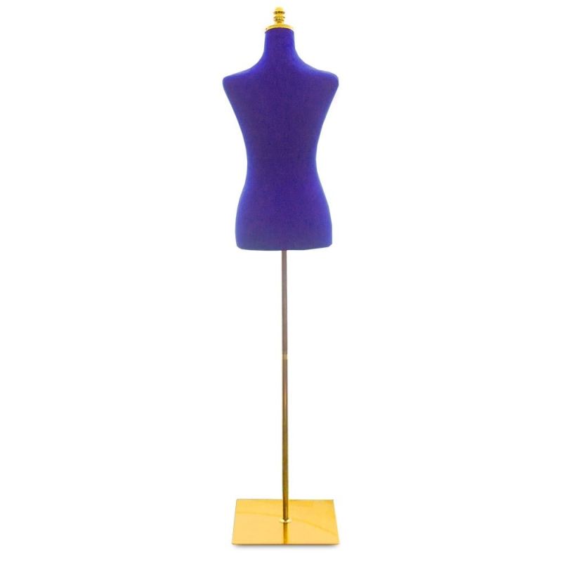 manekin krawiecki damski bituxx granatowy welurowy regulowany butik - obrazek 4