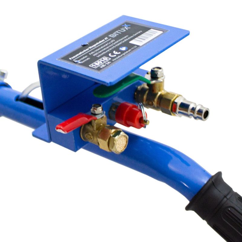 podnośnik pneumatyczny bałwanek 4t 10 bar 145 psi 145 400 mm warsztatowy - obrazek 4