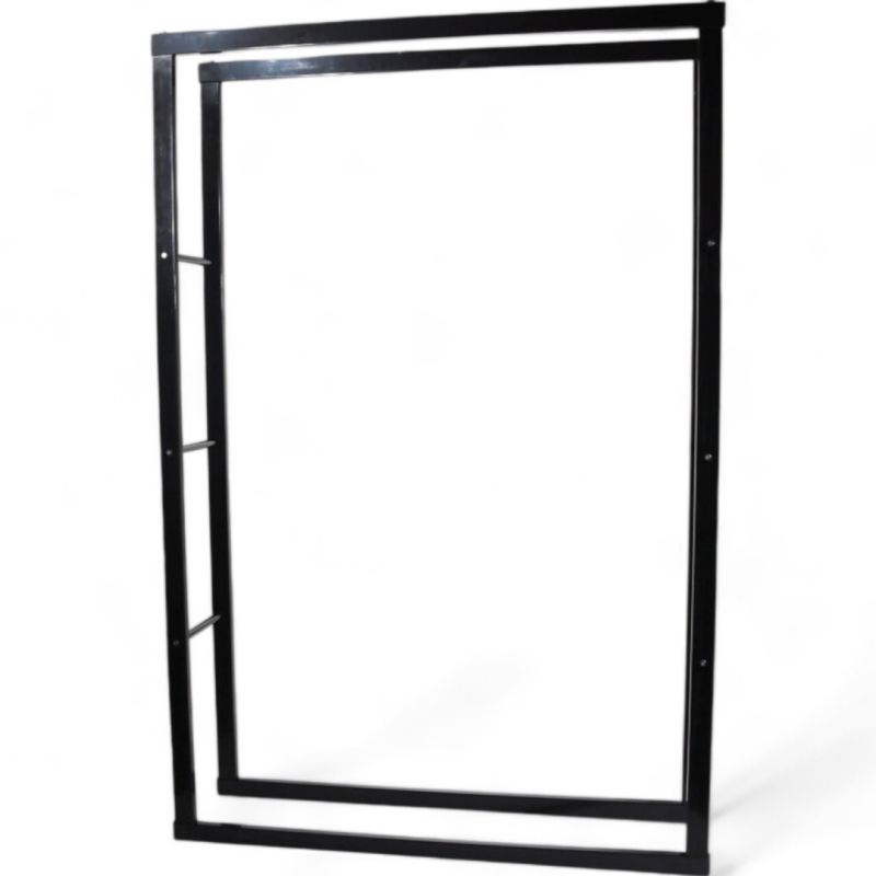 Stojak na Drewno Kominkowe Bituxx Stalowy Nowoczesny Design 150cm - obrazek 5