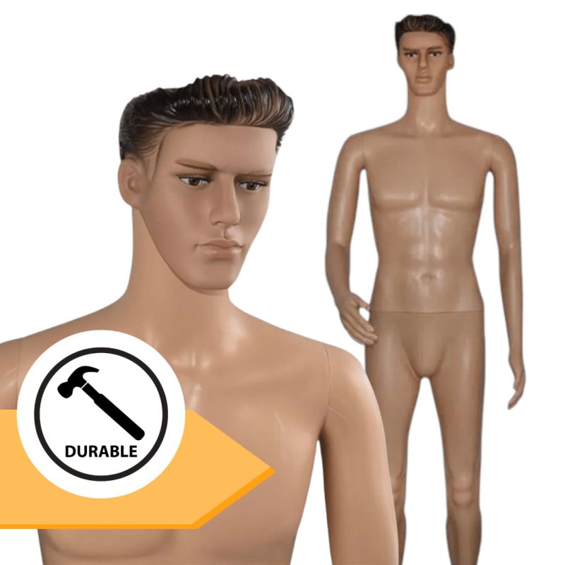 manekin męski 190 cm pełnopostaciowy realistyczny lekki demontowalny - obrazek 3