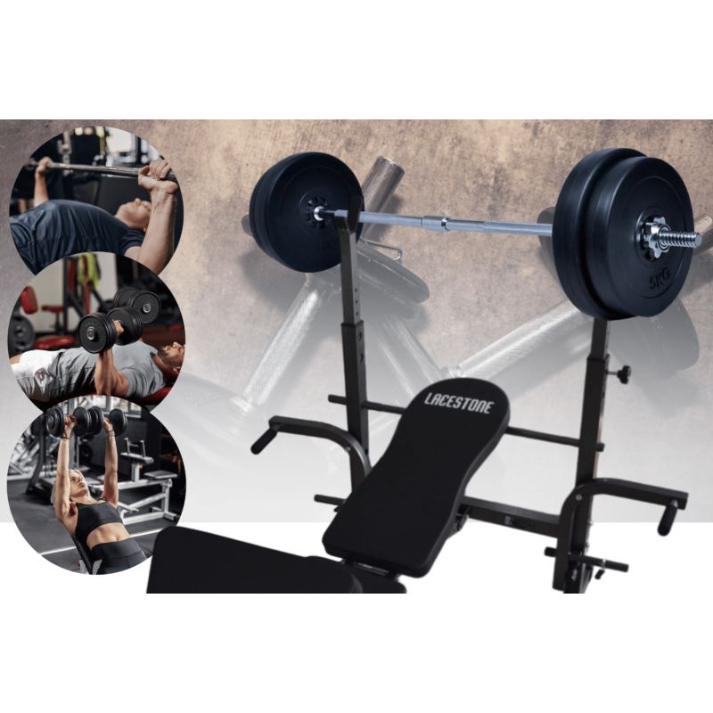 ławka do ćwiczeń treningowych regulowana składana na klatkę nogi biceps - obrazek 5