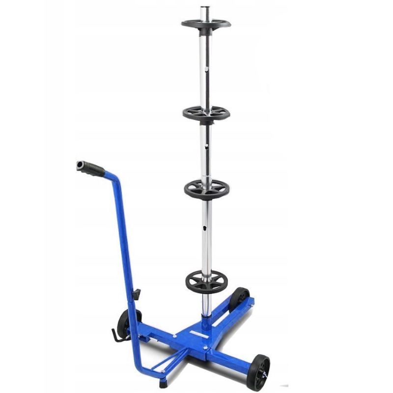Mobilny Stojak Na Opony Felgi Koła 4 szt. 100kg 72cm Organizer Warsztatowy - obrazek 6