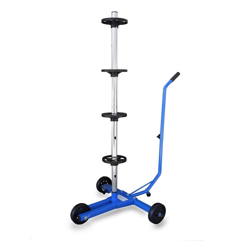 Mobilny Stojak Na Opony Felgi Koła 4 szt. 100kg 72cm Organizer Warsztatowy - obrazek 8