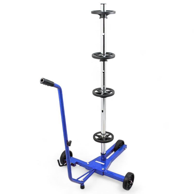 Mobilny Stojak Na Opony Felgi Koła 4 szt. 100kg 72cm Organizer Warsztatowy - obrazek 10