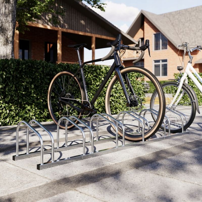 stojak na 6 rowerów montaż ścienny podłogowy metal malowany proszkowo ip44 - obrazek 10