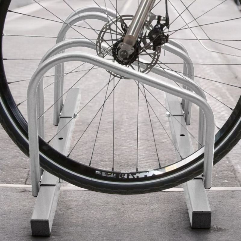 stojak na 10 rowerów bituxx ocynkowany ścienny podłogowy odporny na korozję - obrazek 12