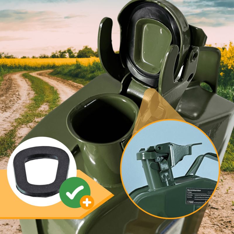 kanister metalowy 10l bituxx na paliwo stihl kompatybilny atestowany CE - obrazek 4