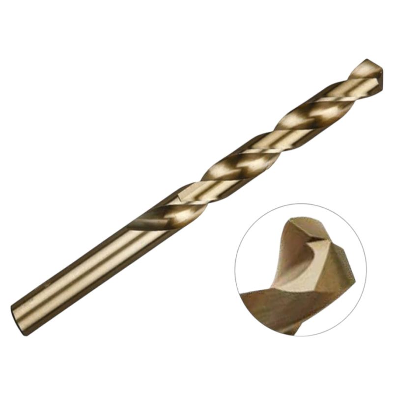 Wiertła kobaltowe 1-10mm 230el tytanowa powłoka skrzynka metalowa - obrazek 5