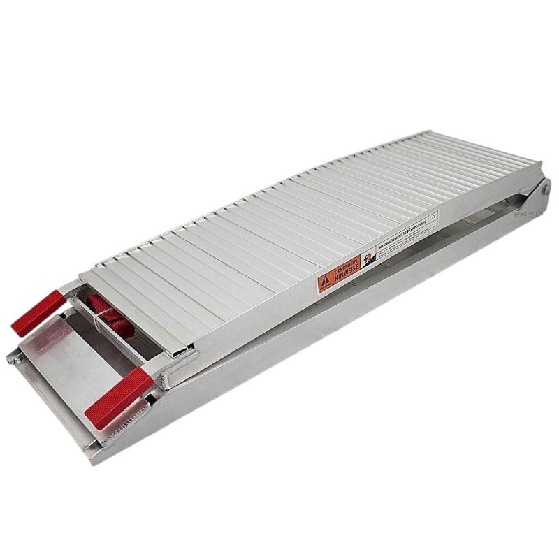 Rampa aluminiowa składana 340kg 205cm antypoślizgowa motocykl kosiarka - obrazek 2