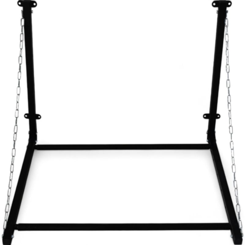 wieszak ścienny na opony koła składany stalowy 130 kg garaż regulowany - obrazek 6