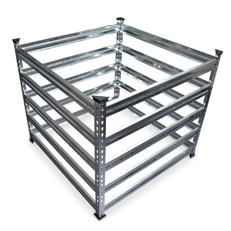 Kompostownik 90x90x93cm stal ocynkowana dużej pojemności - obrazek 5